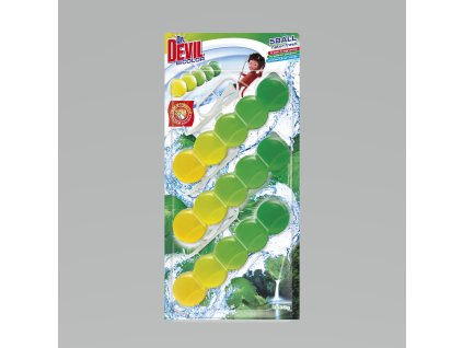 Dr.Devil WC BiCOLOR 5Ball 3x35g Natur fresh