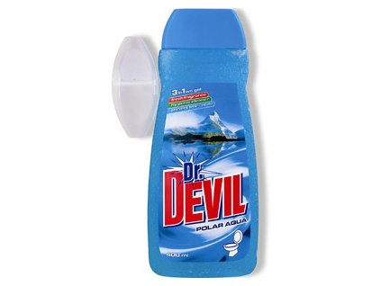 Dr.Devil WC gel 400ml Aqua + závěs