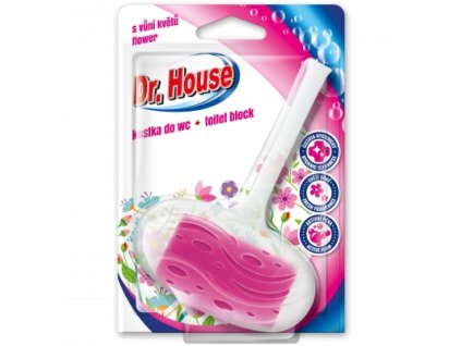 Dr.House kostka do WC 40g květiny závěs