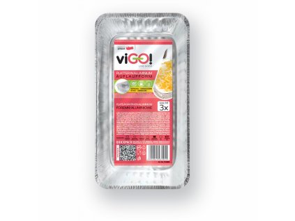 Vigo Alu miska 20x11,5x4cm 3ks (-30°C až +220°C)