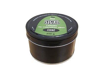 Sigal vojenské leštidlo černé 250g