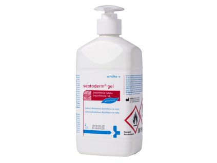 Gel dezinfekční bezoplachový na ruce 500ml s dávkovačem Septoderm