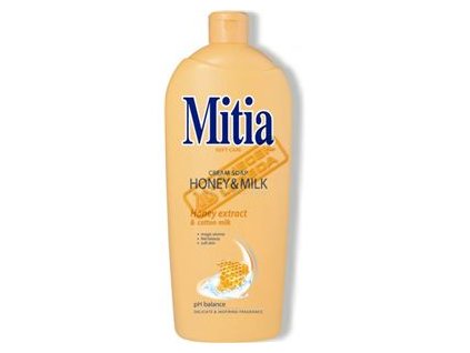 Mitia tekuté mýdlo HoneyaMilk 1l náplň