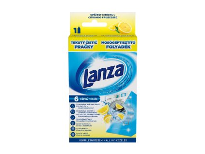 Lanza tekutý čistič pračky 250ml Citron