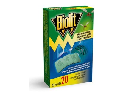 Biolit náhradní polštářky 20ks proti komárů