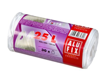 Pytle na odpad zavaz.25l/30ks bílé Alufix