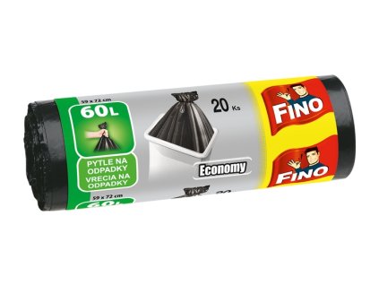 sáček do koše 60l 20ks 13my