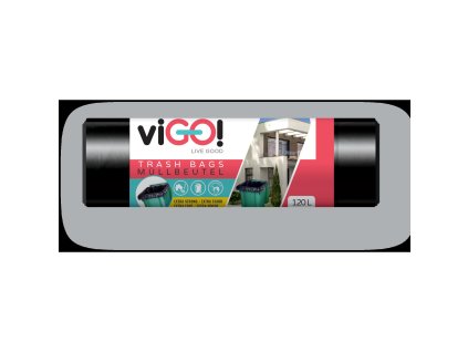 Vigo pytle 120l/10ks 70x105cm Q003 černé LDPE