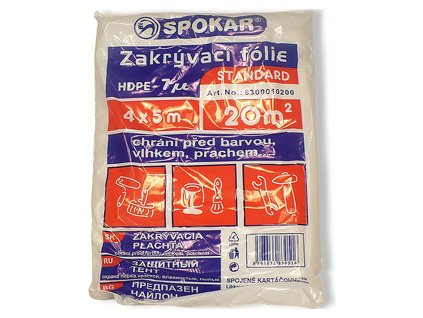 Folie zakrývací 4x5m Spokar