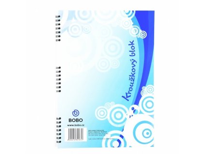 Blok BOBO s boční vazbou - A4 / čistý