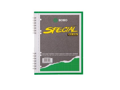 blok spirála boční A5 čtvereček BOBO