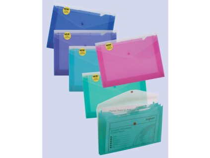 desky spisové s drukem A4 PVC Electra s 12přihrádkami