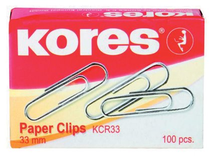 dopisní spony 33mm 100ks KORES