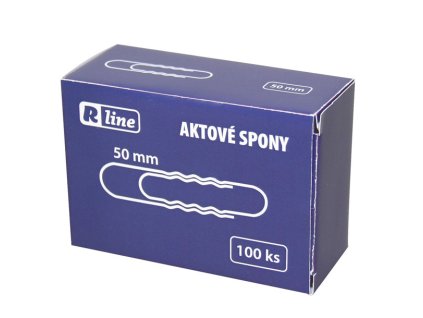 dopisní spony 50mm 100ks ECONOMY zvlněné