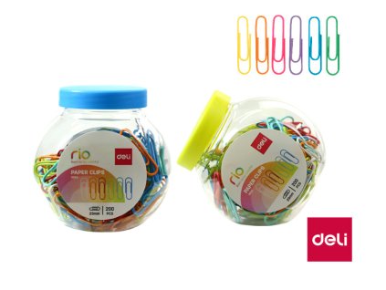 Dopisní spony Deli - 29 mm / 200 ks
