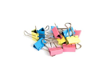 klips Binder Fandy 19mm barevný mix