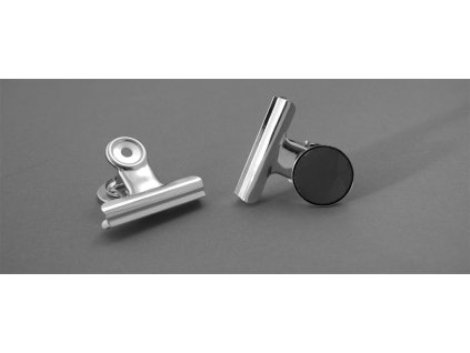 klips Binder 31mm stříbrný s magnetem
