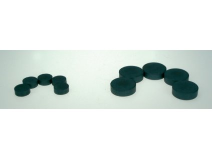 magnet DUROX kulatý černý 20mm