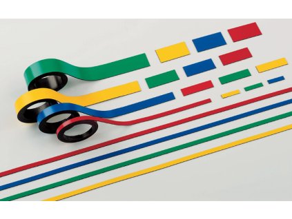 magnetická páska 10mmx1m 2ks červená