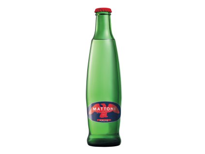 Mattoni minerální voda Grand bez příchutě - perlivá / 0,33 l / ve skle