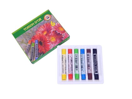 křída prašná Toison D´or barevný mix 6ks