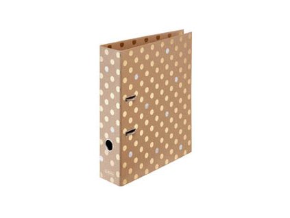 Herlitz pořadač A4 pákový Pure Glam 8 cm hnědá