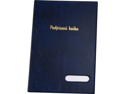 kniha podpisová Hanibal modrá