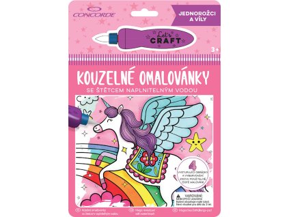 CONCORDE Kouzelné omalovánky - Jednorožci a víly