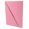desky A4 kartonové šikmý roh růžové