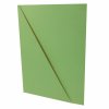 desky A4 kartonové šikmý roh zelené