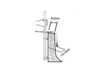 SECURA - Bezpečnostní stupátko, bílé, z8110100, 4008838811047, 63