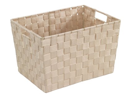 ADRIA - Úložný box velký 25,5x22x35 cm, béžový