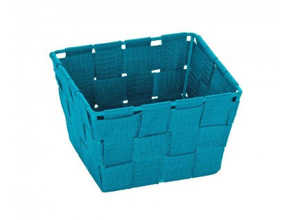 ADRIA - Úložný box čtvercový 14x9x14 cm, petrolejový
