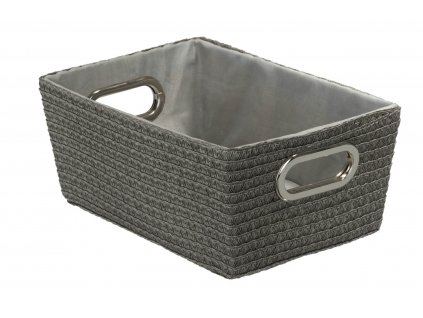 CHROMO - Úložný box 19,5x12x28 cm, šedý