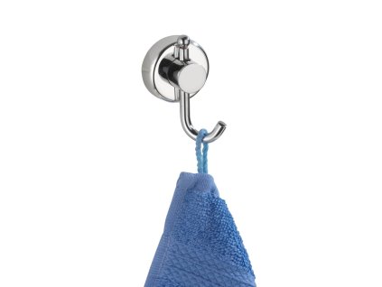 BEZ VRTÁNÍ PowerLoc UNO SION - háček 4,5x7,4x4,2 cm, lesklý