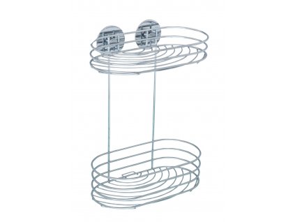BEZ VRTÁNÍ TurboLoc - nástěnná polička 13,5x32,5x23,5 cm, matná