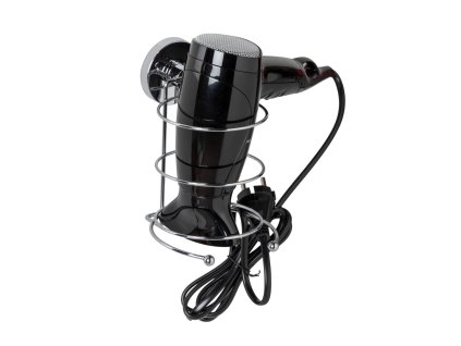 BEZ VRTÁNÍ VacuumLoc MILAZZO - držák na fén, lesklý, z20896100, 4008838208960, 64