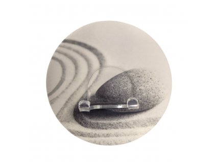 BEZ VRTÁNÍ StaticLoc DUO SAND&STONE - nástěnný háček 8,5x3 cm, béžový