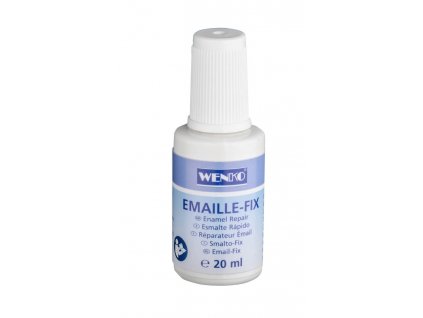 Emailový fix 2,8x7,5 cm, bílý
