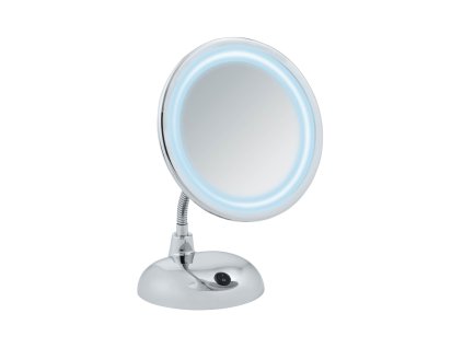 STYLE - LED stojící kosmetické zrcátko, kovově lesklé, z3656440100, 4008838365847, 64