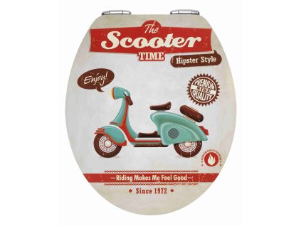 VINTAGE SCOOTER - WC sedátko, oranžové, z21598100, 4008838581797, 64