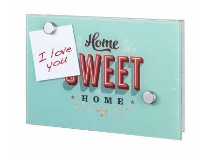 HOME SWEET HOME - Magnetická skříňka na klíče velká, modrá, z50461100, 4008838477441, 64