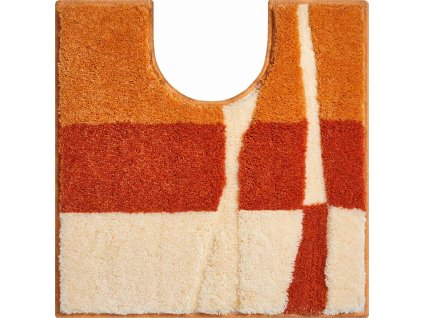 WC předložka s výřezem oranžová, Polyakryl SuperSoft, RIVA