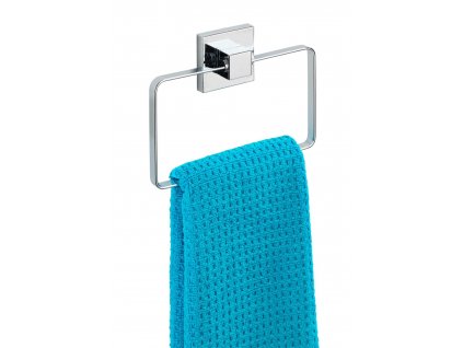 BEZ VRTÁNÍ VacuumLoc QUADRO - Věšák na ručníky, chromový