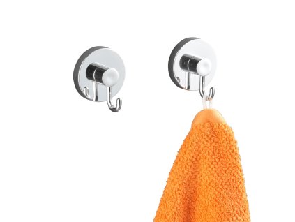 BEZ VRTÁNÍ VacuumLoc - Háček 2 ks, chromový