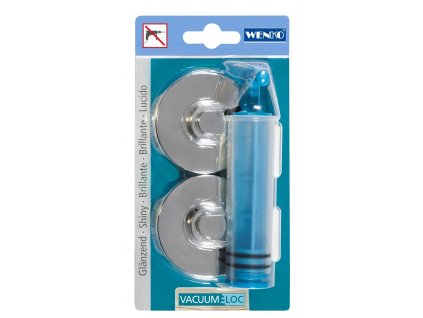 BEZ VRTÁNÍ VacuumLoc - Náhradní díl - 2x základna a pumpa, chromový