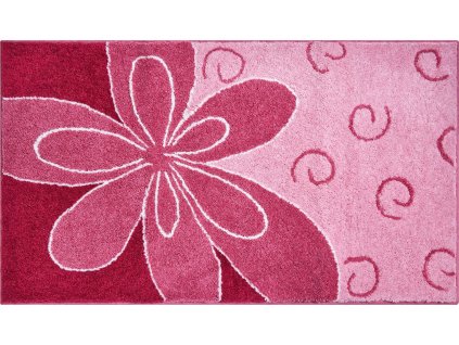 Koupelnová předložka růžová, Polyakryl SuperSoft, FLOWER