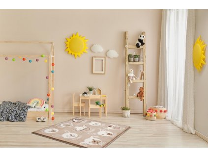 Koupelnová předložka béžová, Polyakryl SuperSoft, HAPPIES