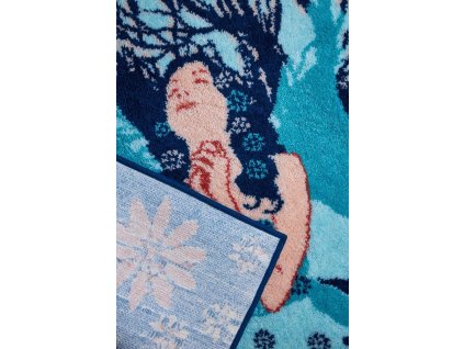 Koupelnová předložka modrá, Polyakryl SuperSoft, FAIRY