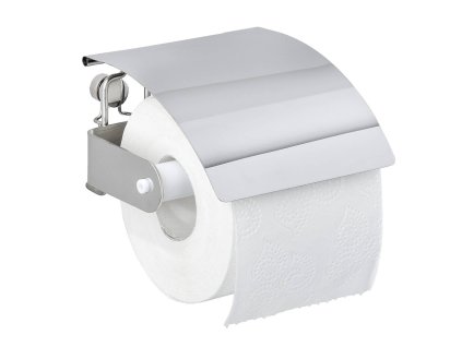 BEZ VRTÁNÍ Premium Plus - Držák WC papíru, kovově lesklý